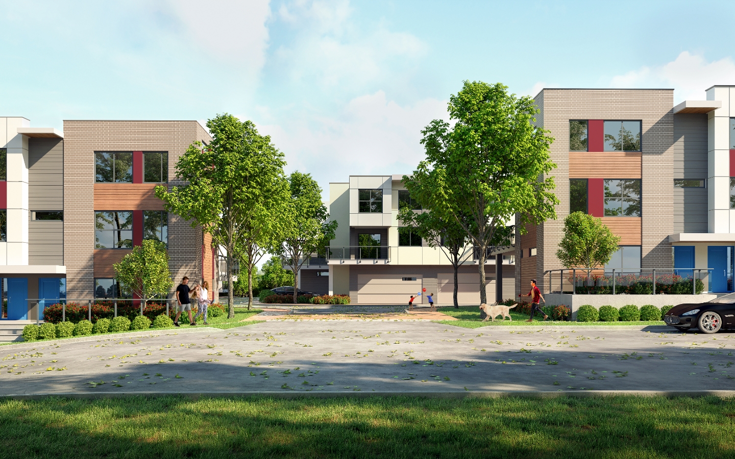 The “Yale Gardens” development is a 48-residential unit project in Surrey. Design by Group 161 | DF Architecture.