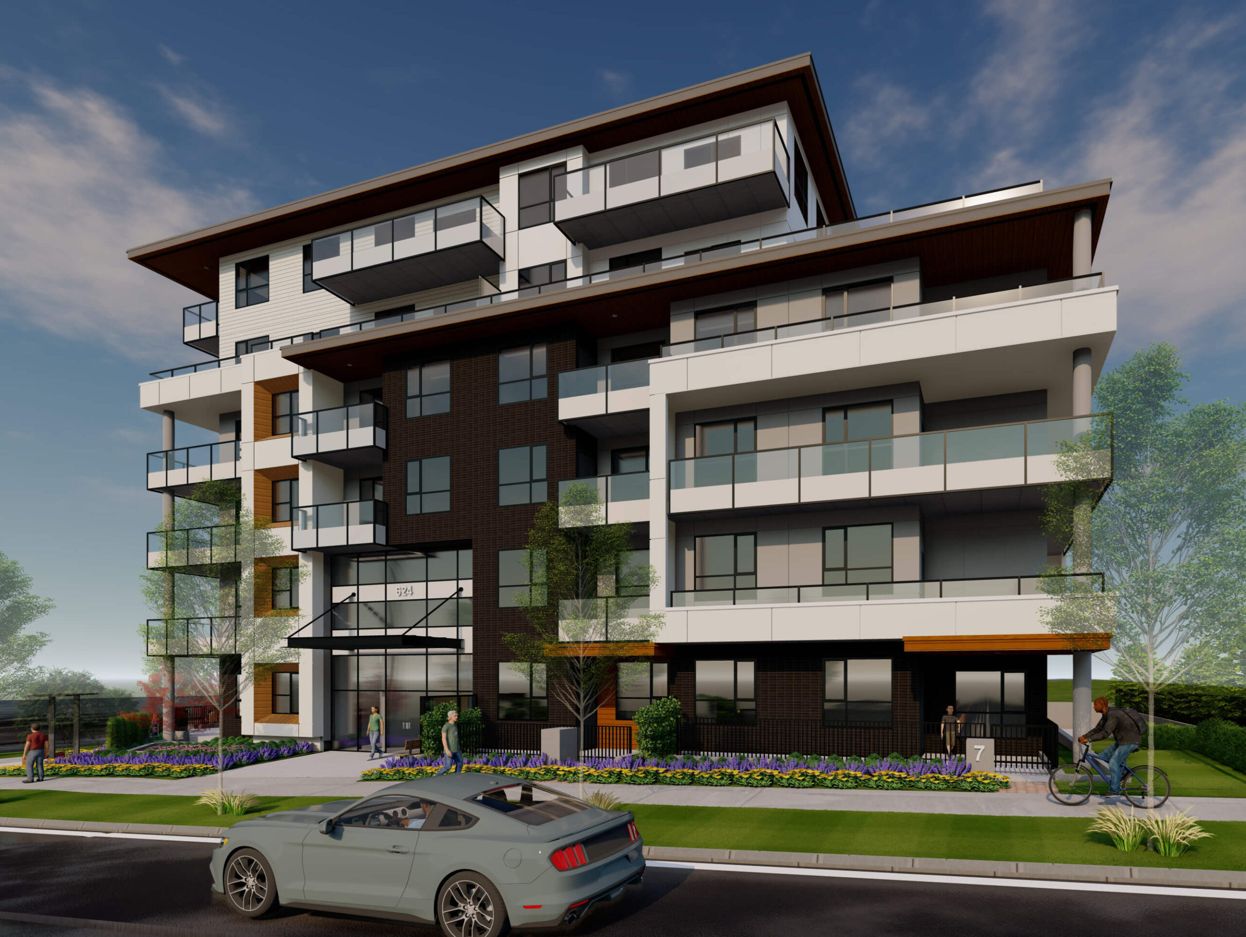 The “Aavand” development is a residential, 80-Unit condo project in Coquitlam. Design by Group 161 | DF Architecture.