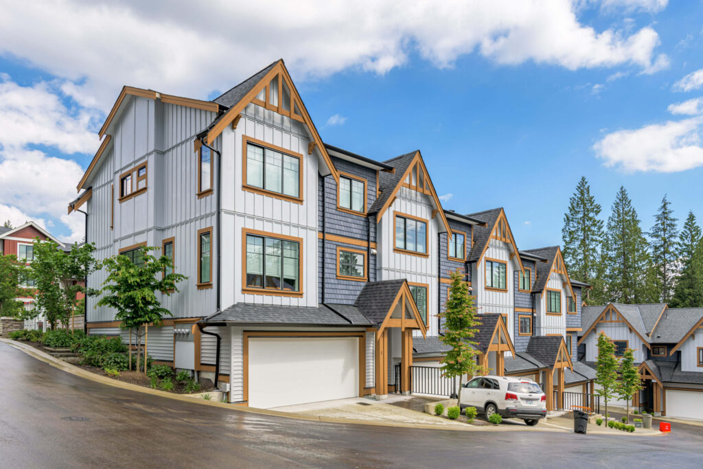 The ‘Stoneridge” development is a residential townhome project located at Maple Ridge. Design by Group 161 | Atelier Pacific Architecture