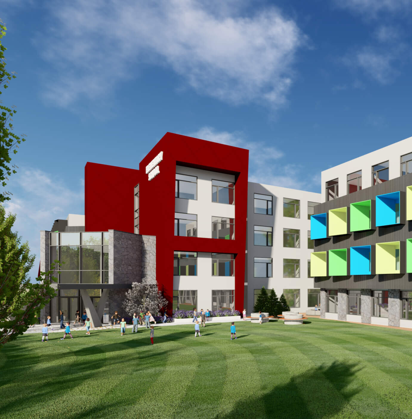 “Gurdwara Complex” development is a civic school complex project in Surrey. Design by Group 161 | DF Architecture.