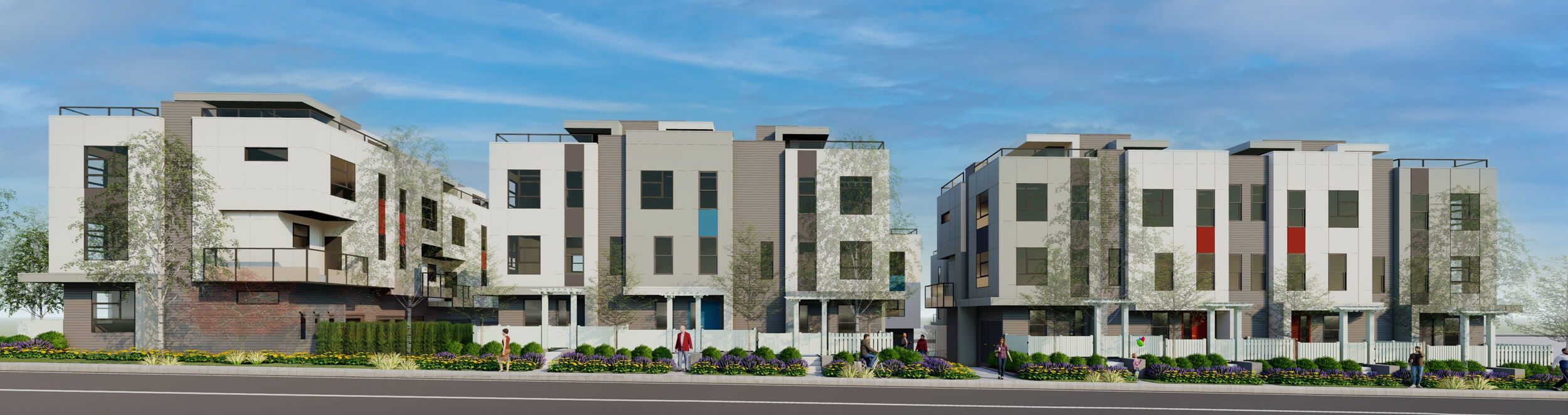 The “Carvolth 1” development is 485 units of residential townhouses in Langley. Design by Group 161 | DF Architecture.